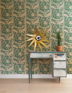 Star Tiger Metallic Type II Wallpaper in Jungle (SAMPLE)