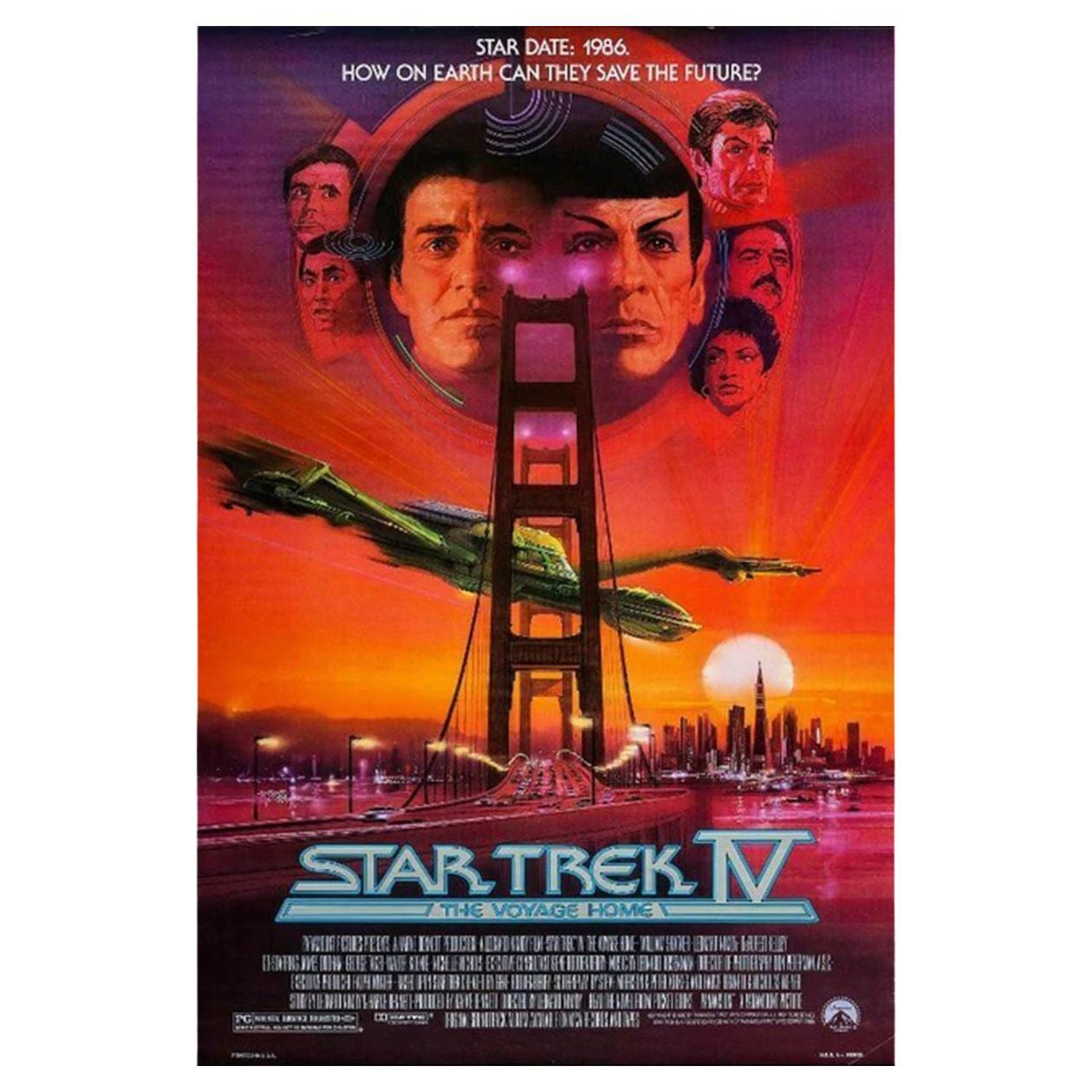 Star Trek IV: The Voyage Home, Unframed Poster, 1986 For Sale
