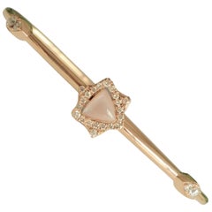 Star Triangle Diamond Bracelet in 14K Solid Gold (Certified)
