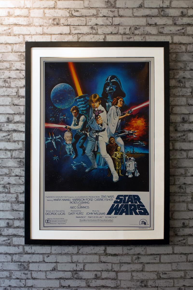 Guerre stellari, poster, 1977 In condizioni buone in vendita a London, GB