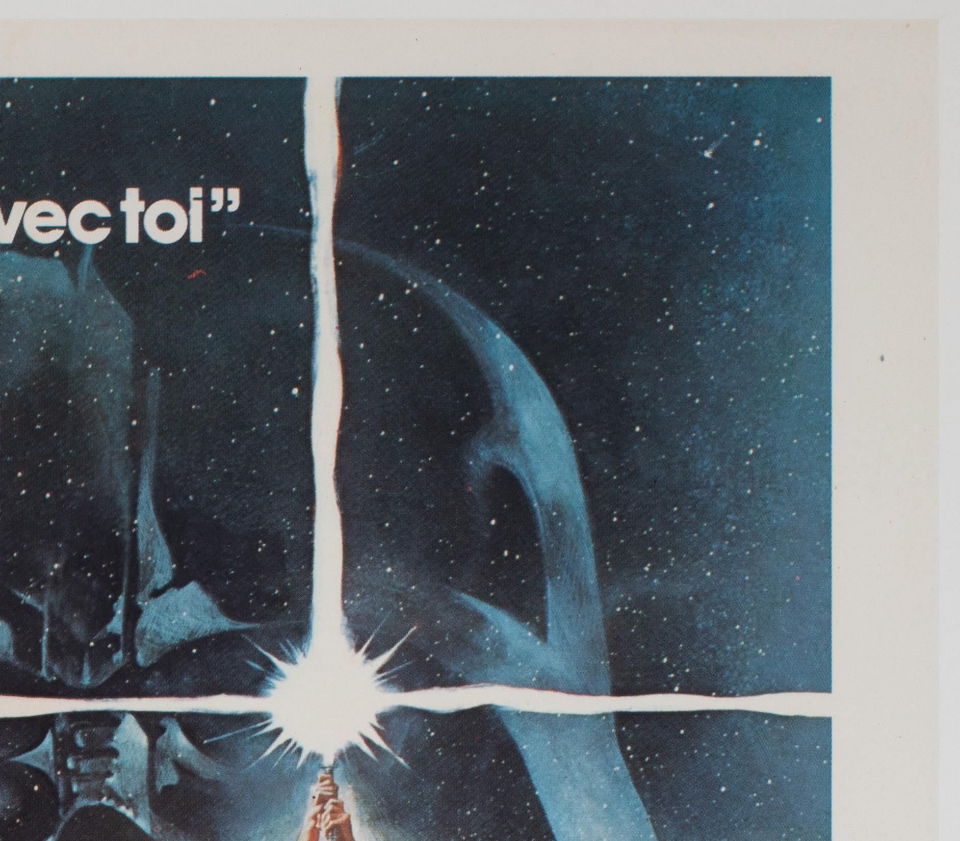 Affiche Moyenne française du film STAR WARS 1977, TOM JUNG Excellent état - En vente à Bath, Somerset