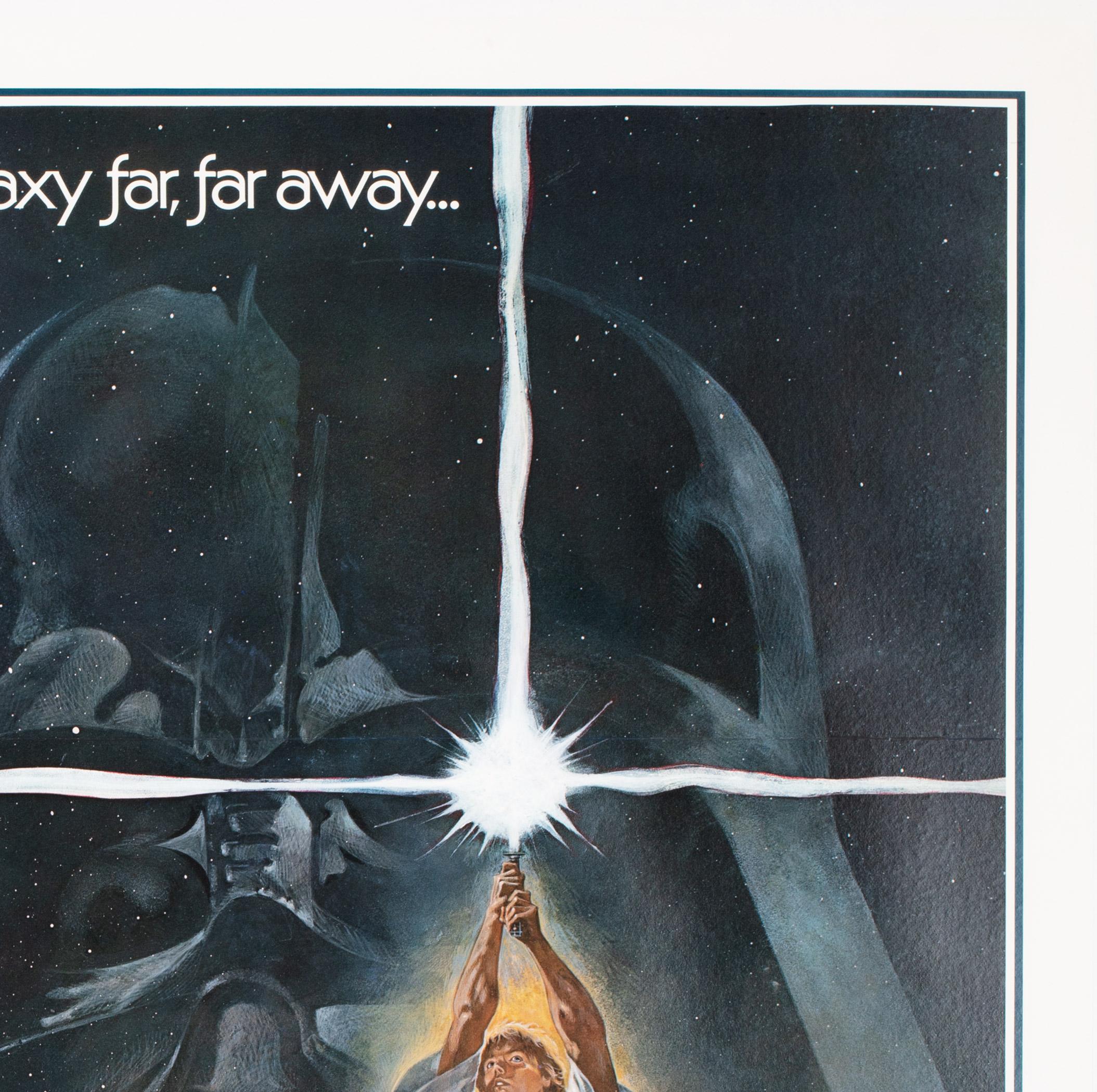 American STAR WARS 1977 International US Film Movie Poster, 1st Printing, Jung