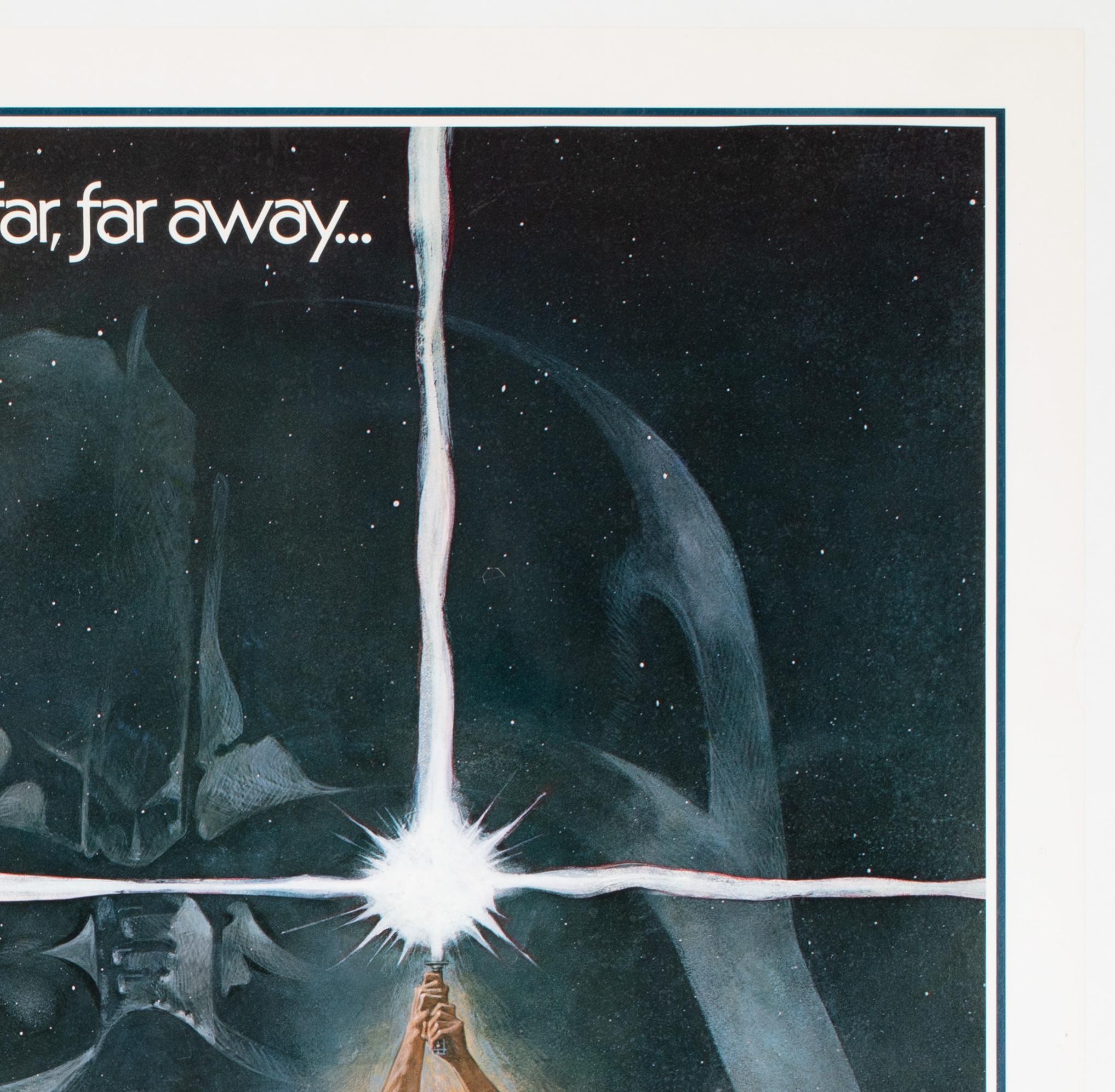 STAR WARS 1977 Internationales US-Filmplakat, 1. Druck, TOM JUNG im Zustand „Hervorragend“ im Angebot in Bath, Somerset