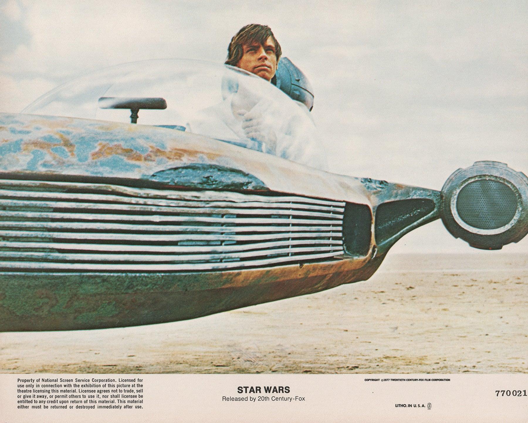 Papier Carte de lobby de Star Wars 1977 - encadrée en vente