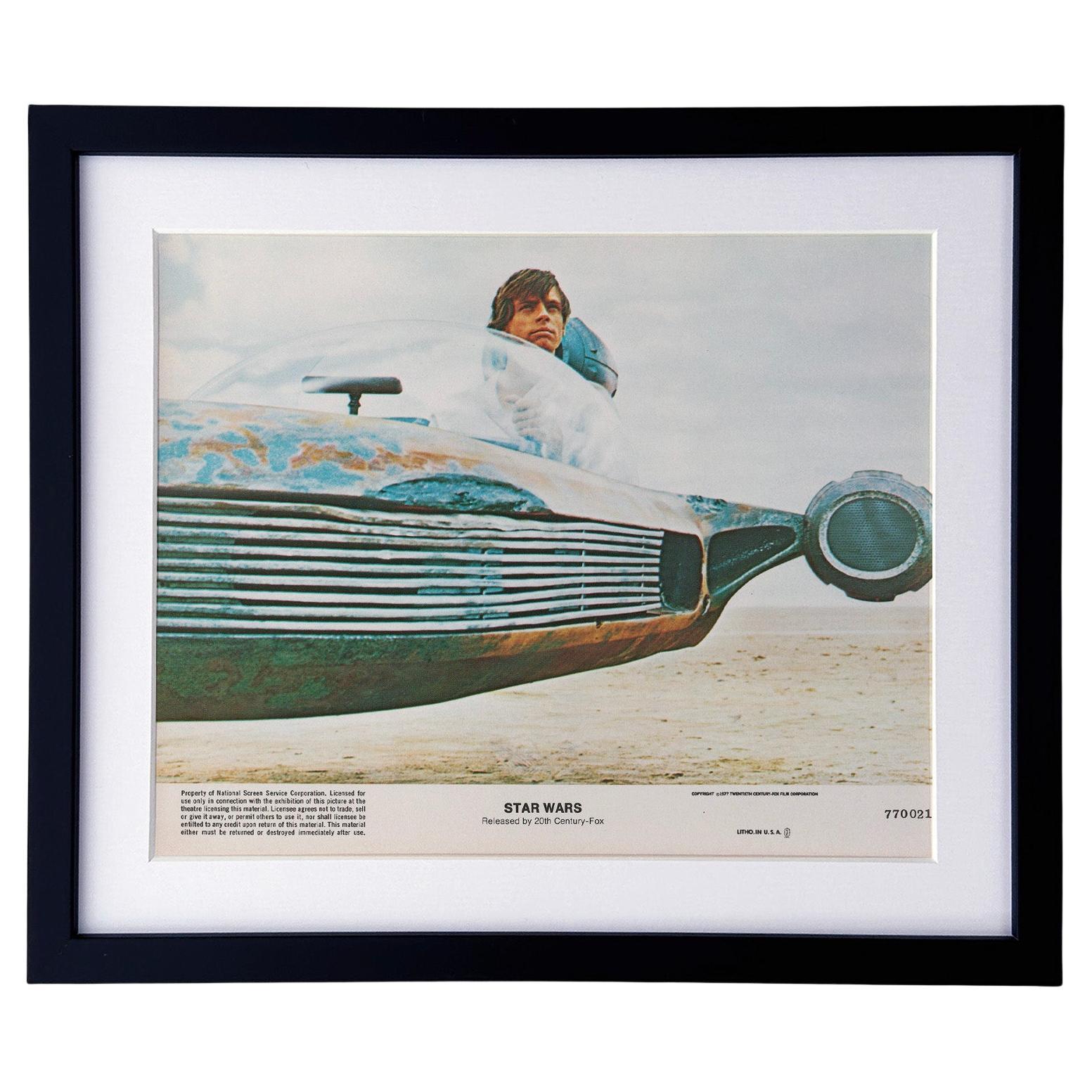 Carte de lobby de Star Wars 1977 - encadrée en vente