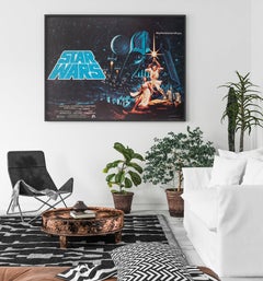 Star Wars 1977 UK Quad Film Poster, Greg and Tim Hildebrandt