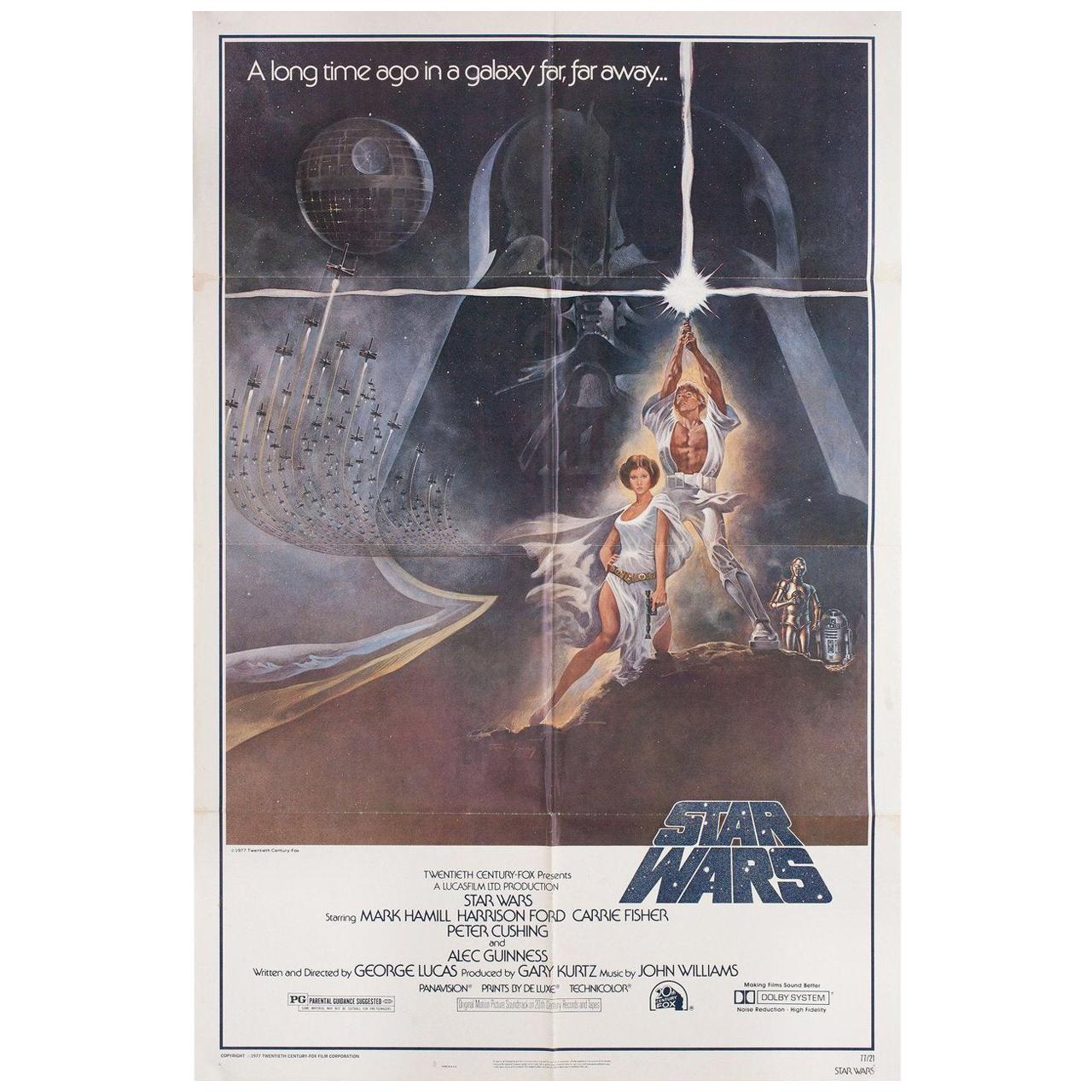 "Star Wars" 1977 U.S. One Sheet Film Poster