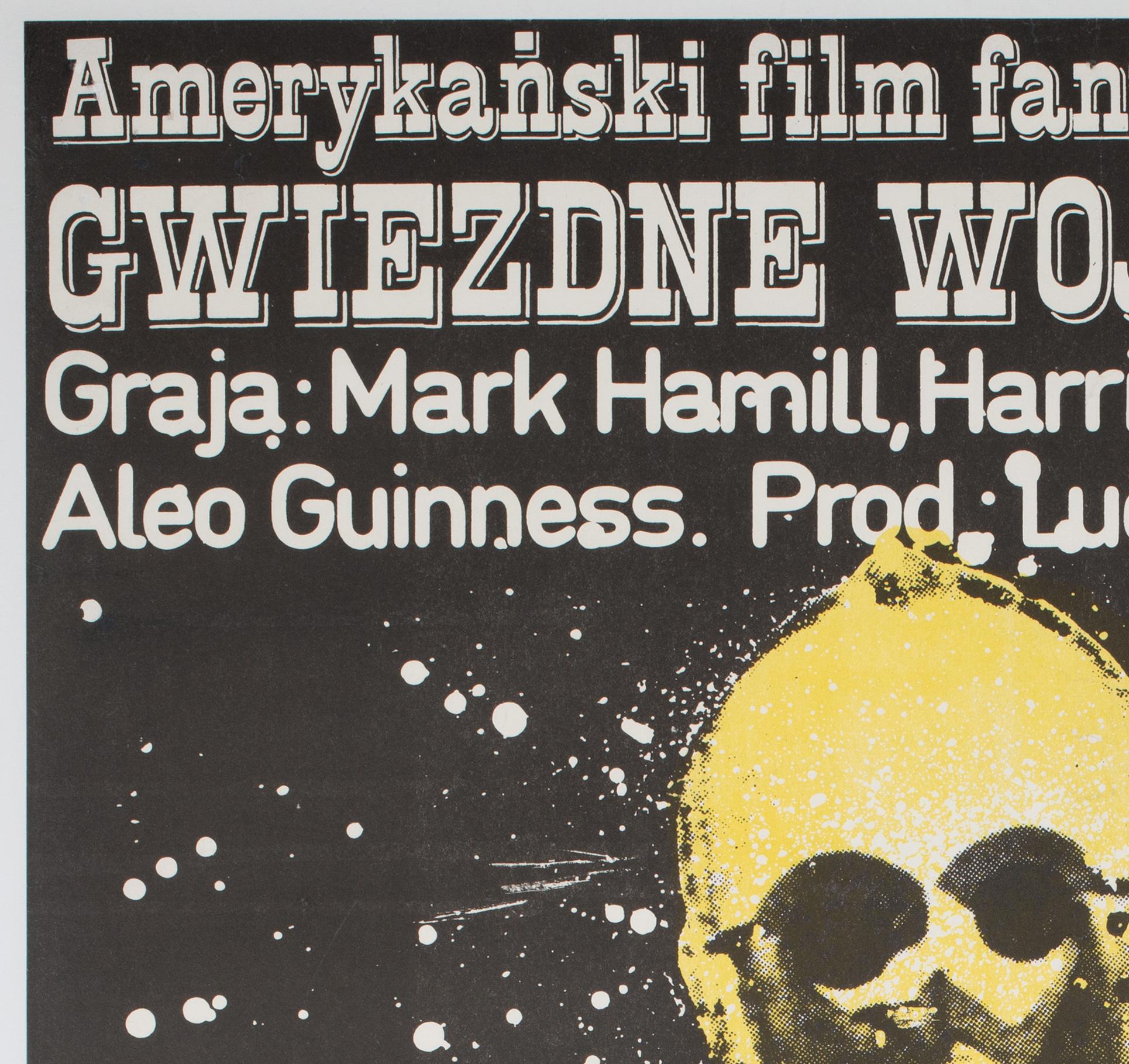 STAR WARS 1979 Original Polish Film Movie Poster, JAKUB EROL In Excellent Condition For Sale In Bath, Somerset