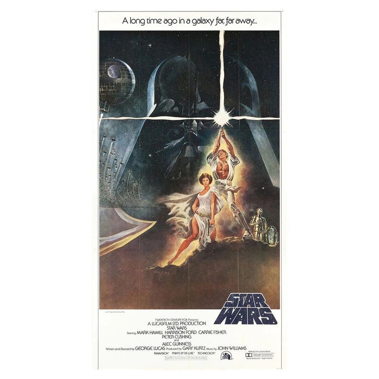udvikling af Ud over ovn Star Wars, ungerahmtes Poster, 1977 im Angebot bei 1stDibs