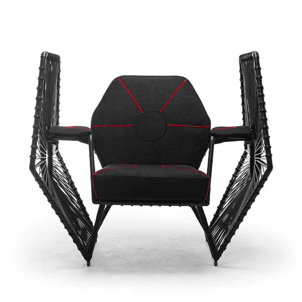 Star Wars Fighter-Sessel in Schwarz oder Weiß im Zustand „Neu“ im Angebot in Paris, FR