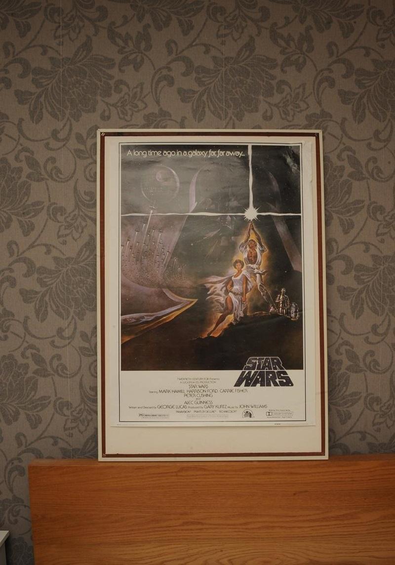 Paper Star Wars Iconic 1977 Episode IV A New Hope style A Movie Poster by Tom Jung For Sale