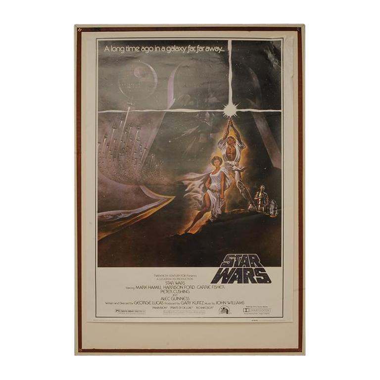 Star Wars Iconic 1977 Episode IV A New Hope style A Movie Poster by Tom Jung For Sale