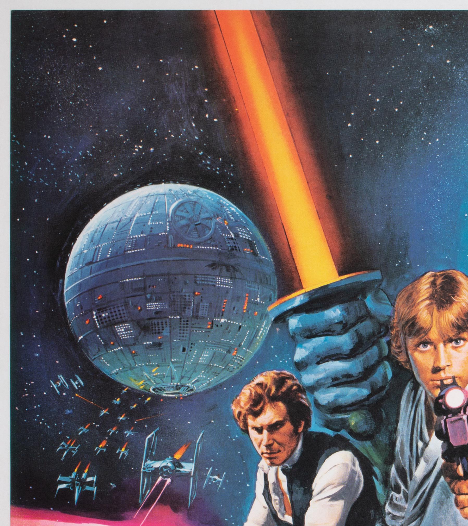 Affiche originale du film Star Wars de 1977, style quadrilobé britannique C Oscars, Chantrell Excellent état à Bath, Somerset