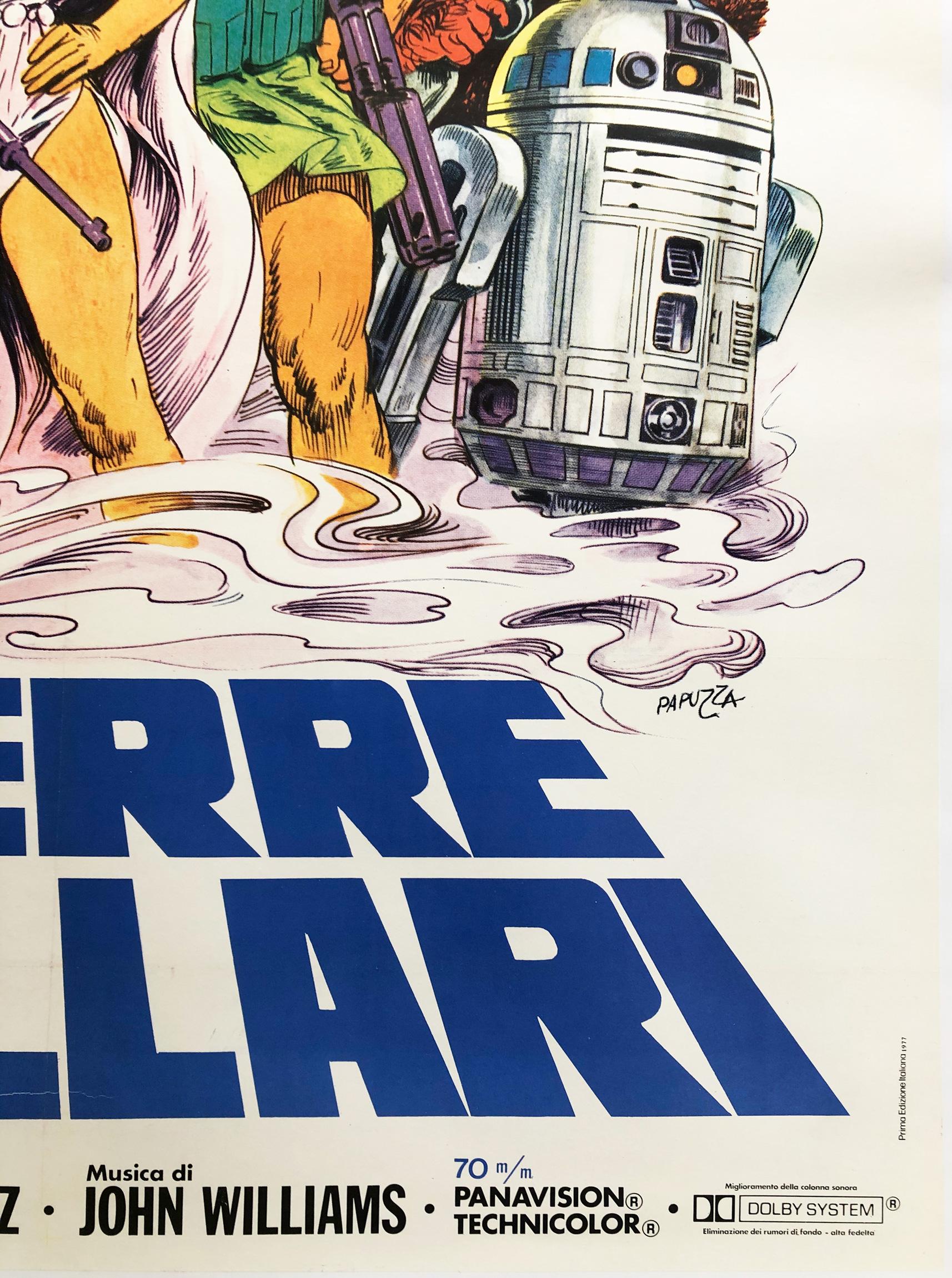 Star Wars A New Hope Vintage Italian Movie Poster Sudadera 