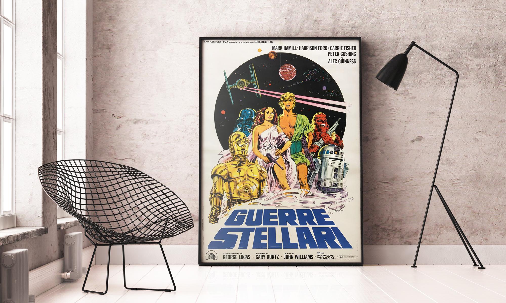 Michelangelo Papuzzas supercooles und stilisiertes Design für das italienische 2-Blatt-Filmplakat ist einer unserer Favoriten für den Titel und wir finden, dass es auf dem großen Maßstab dieses Plakats besonders gut funktioniert. Hervorragendes
