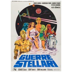 Vintage Star Wars Original Italian Film Poster, 1977