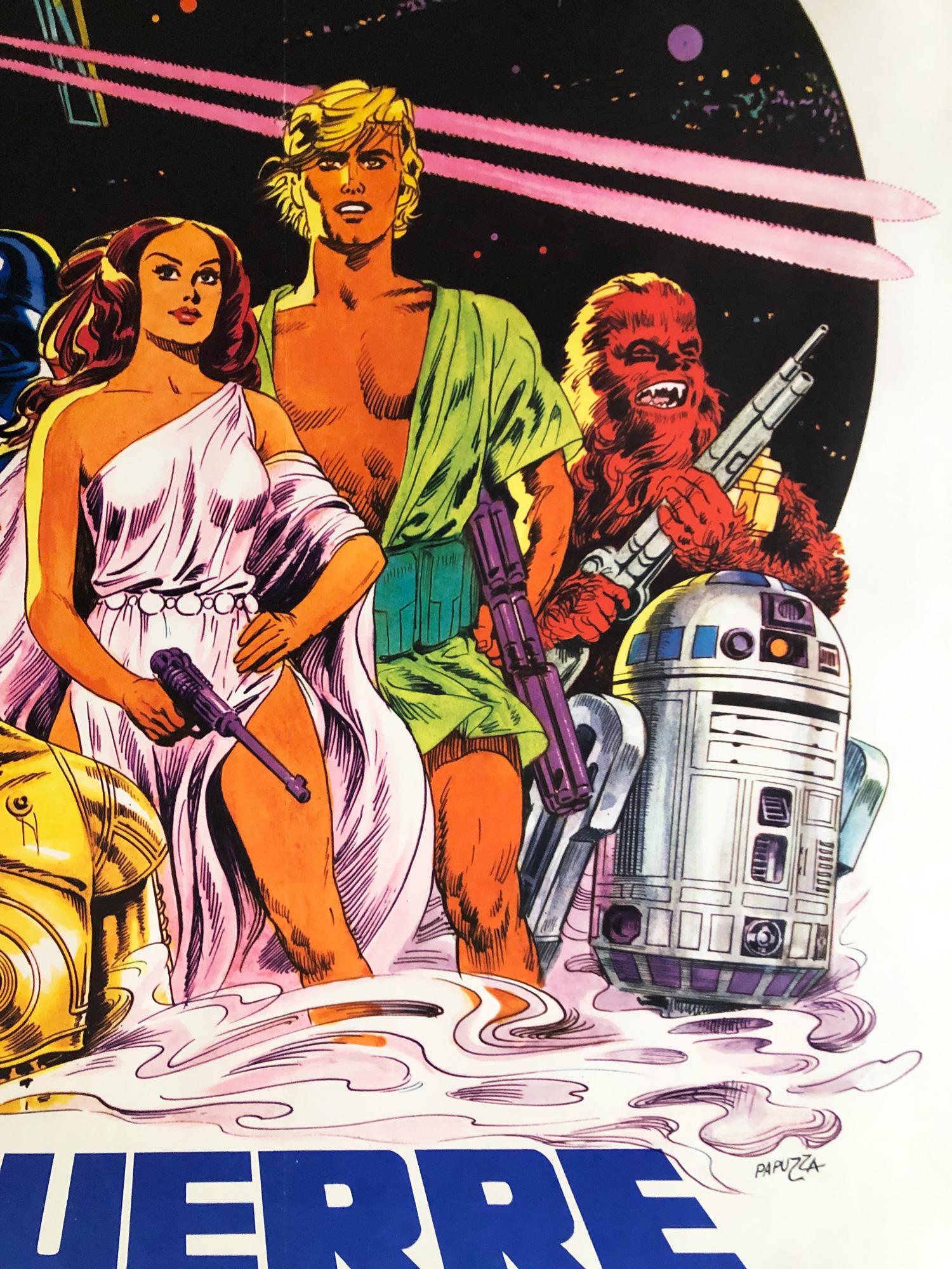 20th Century Star Wars Original Italian Film Movie Poster, 1977, Large