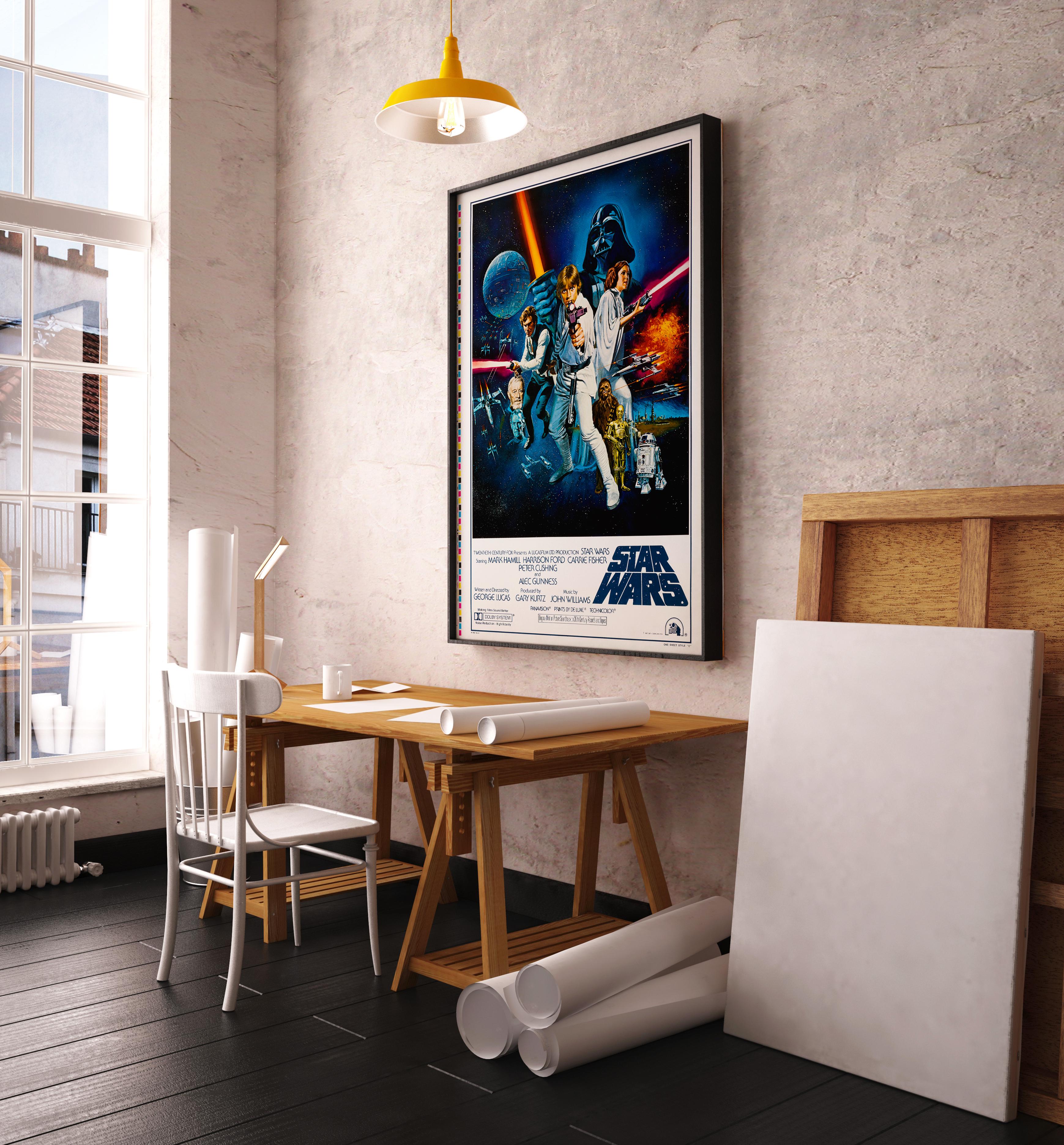 „Star Wars“ Original-Filmplakat im Originalstil von C Printer's Proof One Sheet, 1977 (Britisch) im Angebot