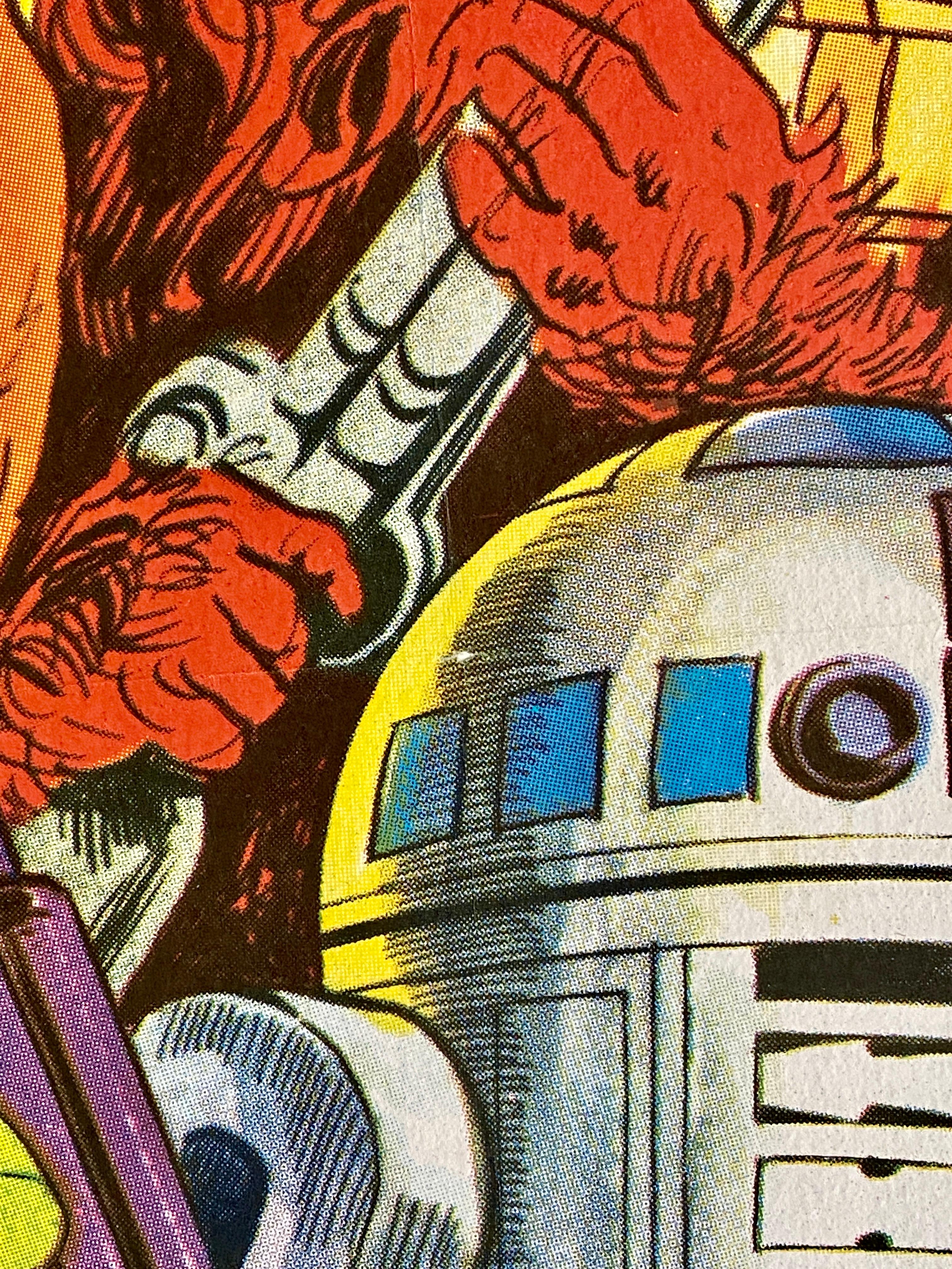 'Star Wars' Original Vintage Italian Movie Poster by Michelangelo Papuzza, 1977 6
