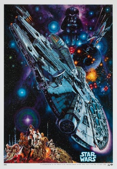 Star Wars R1982 Poster cinematografico giapponese B2, Noriyoshi Ohrai