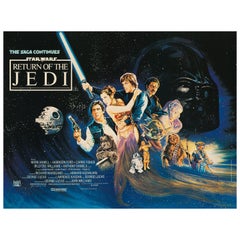 Star Wars "Return of the Jedi" Original Vintage Movie Poster, British, 1983