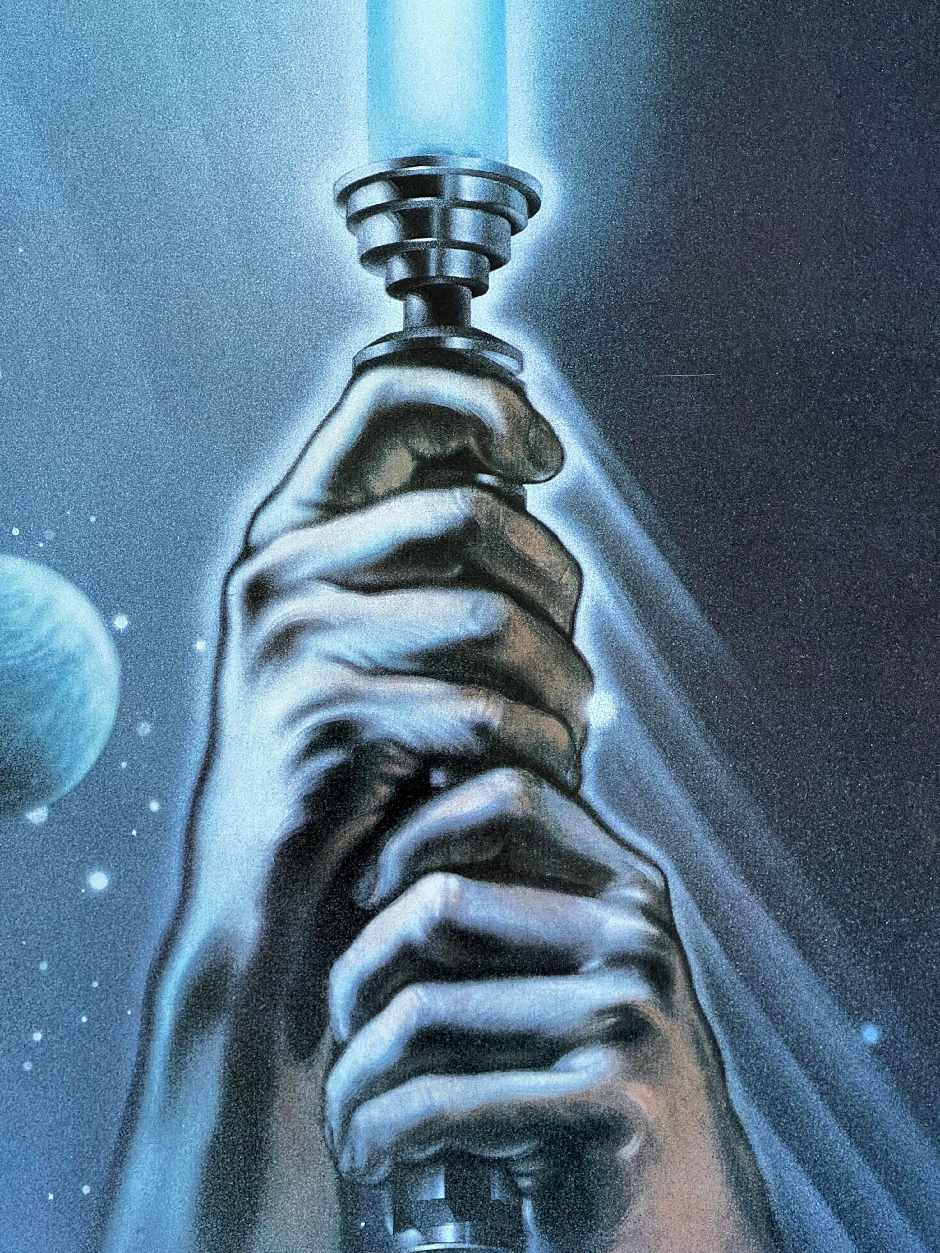 Star Wars 'El retorno del Jedi' Póster de cine original de época de EE.UU. de una sola hoja, 1983 en venta 3