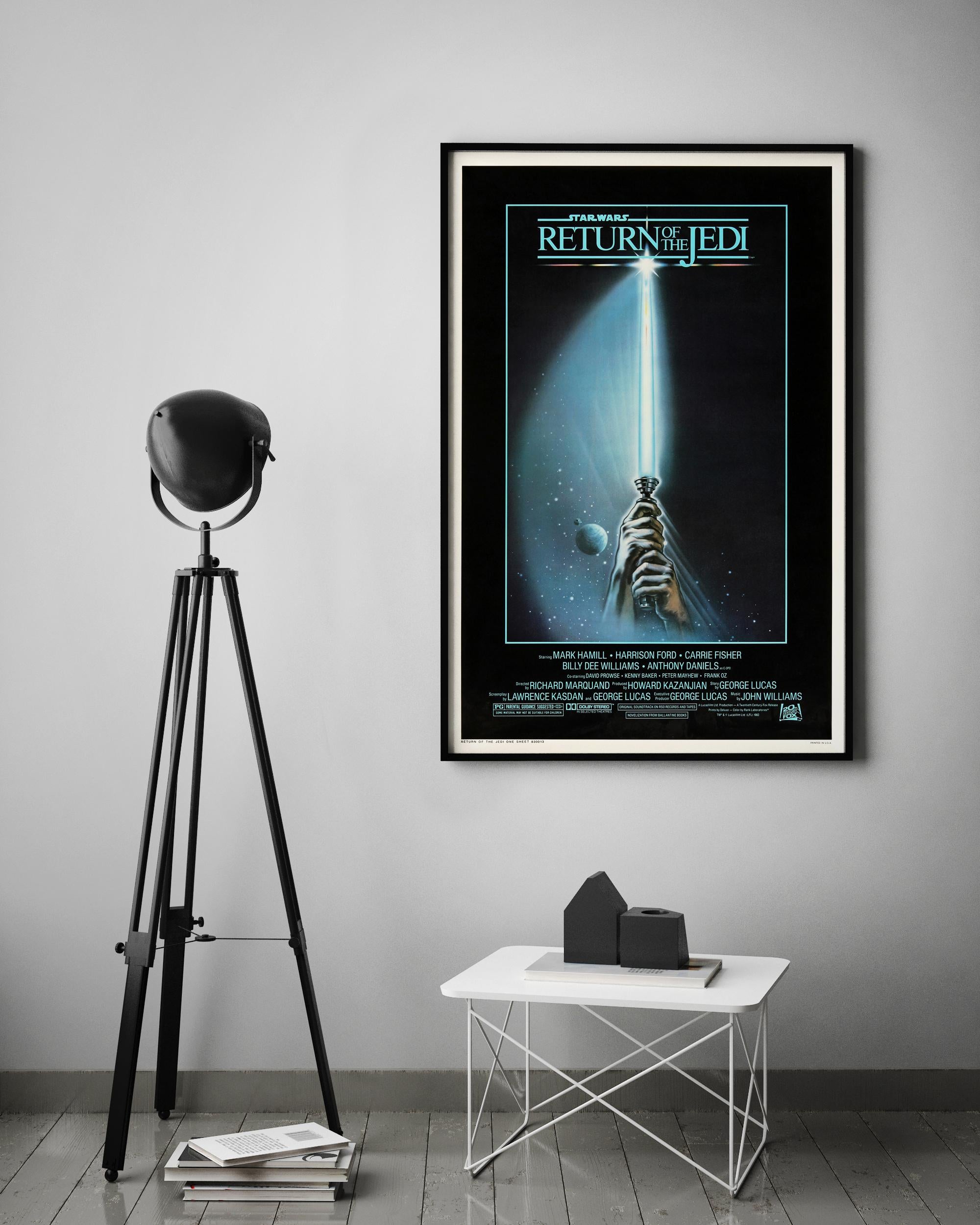 Post-Modern Star Wars 'Return of the Jedi' Original Vintage US One Sheet Movie Poster, 1983