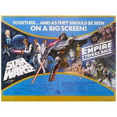 Vintage "Star Wars / The Empire Strikes Back" Film Poster