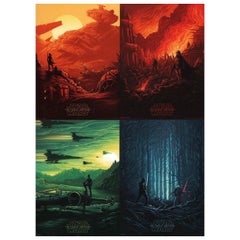 “Star Wars: The Force Awakens” 2015 U.S. Mini Film Poster, Set of 4
