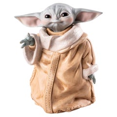 Star Wars The Mandalorian Grogu - Baby Yoda Handmade Porcelain Sculpture