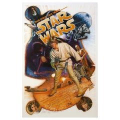 Star Wars, ungerahmtes Poster, 1987 *Signiert*