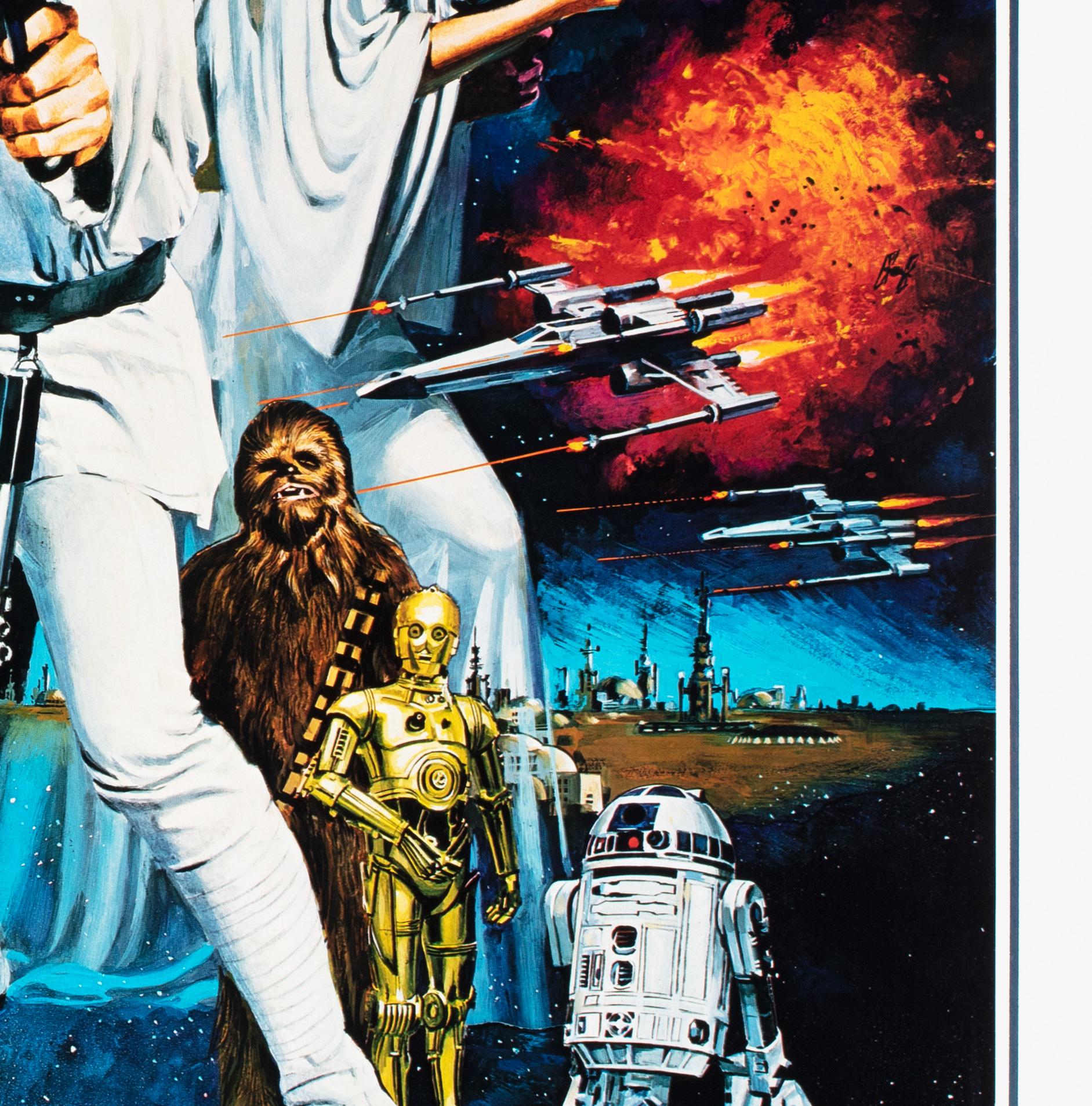 XX secolo Star Wars US 1 Foglio US INTERNATIONAL STYLE Cl Poster cinematografico, 1977, CHANTREL in vendita
