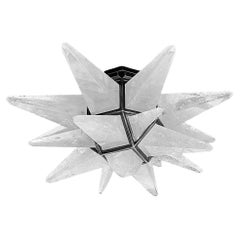 Star15 Rock Crystal flushmount By Phoenix