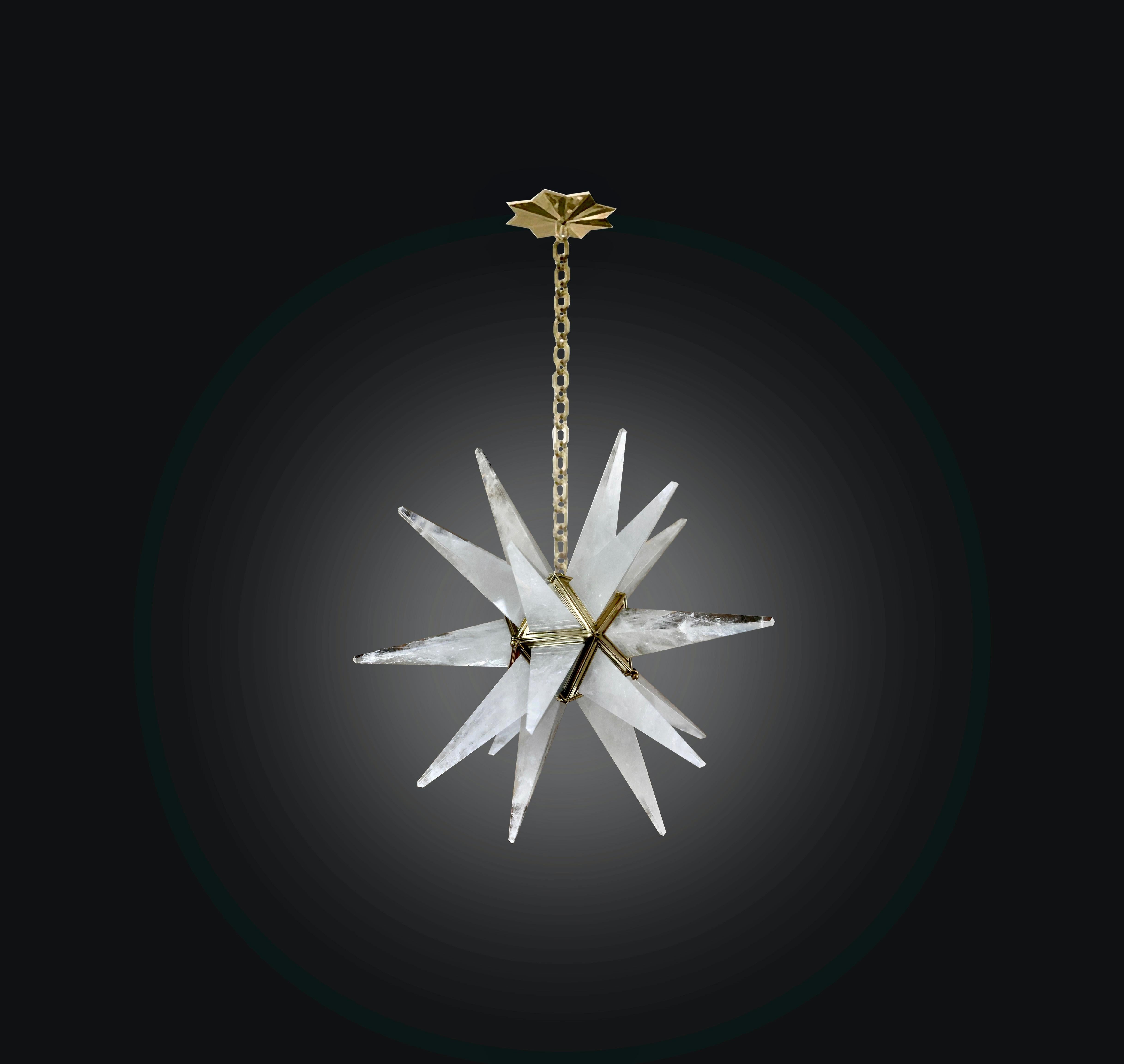 STAR24 Bergkristall-Kronleuchter von Phoenix (21. Jahrhundert und zeitgenössisch) im Angebot