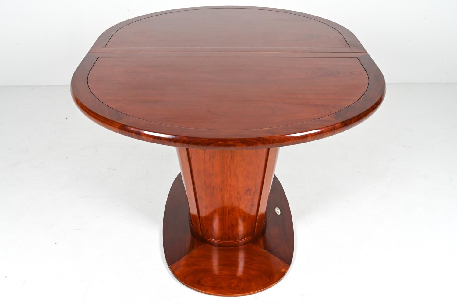 Starbay Art Deco-Style Mahogany Dining Table For Sale 7