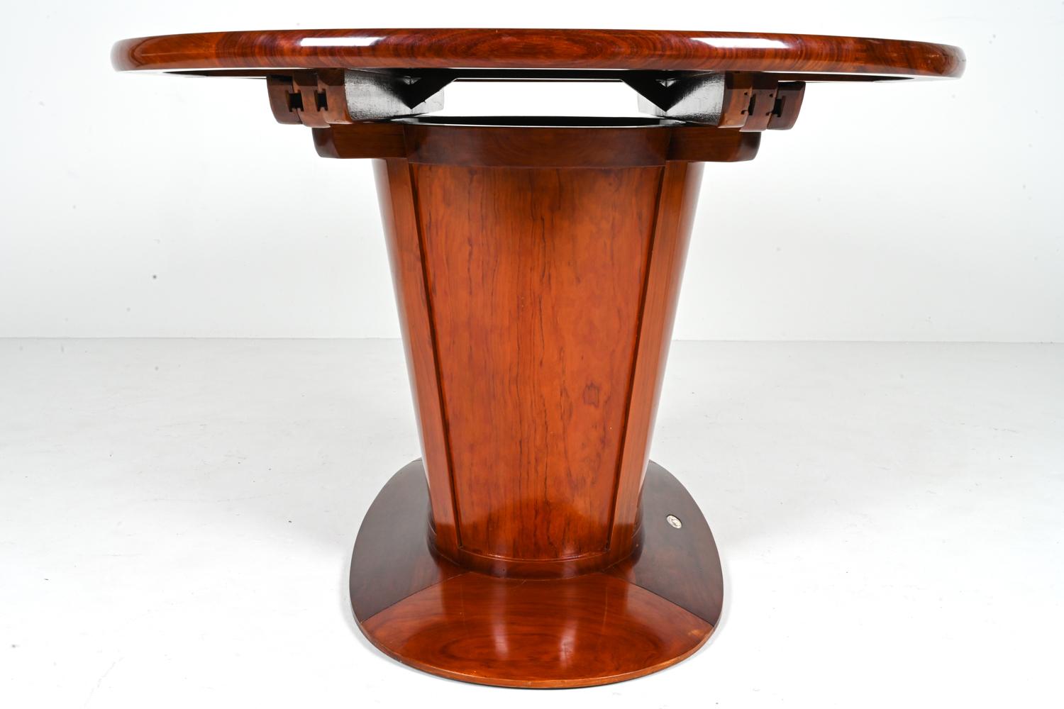 Starbay Art Deco-Style Mahogany Dining Table For Sale 8
