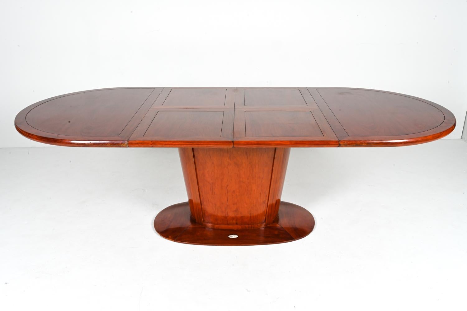 Starbay Art Deco-Style Mahogany Dining Table For Sale 10