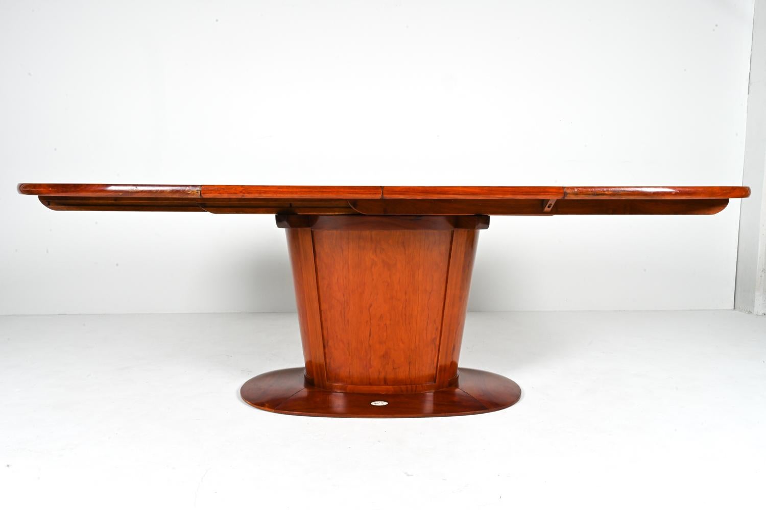 Starbay Art Deco-Style Mahogany Dining Table For Sale 11