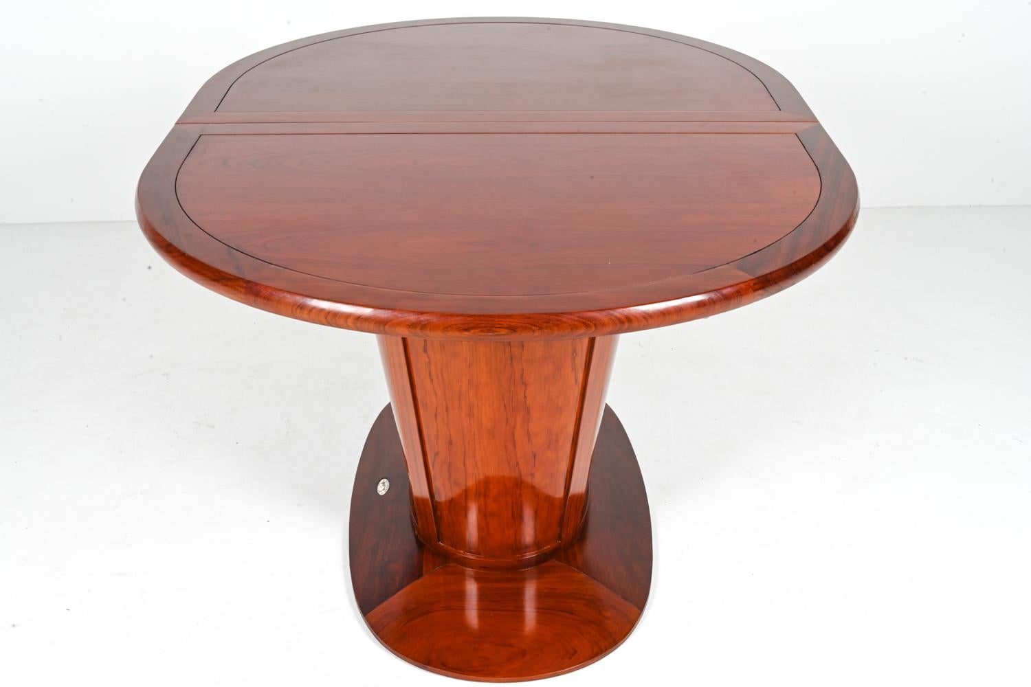 Starbay Art Deco-Style Mahogany Dining Table For Sale 3