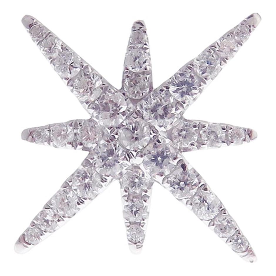 Starburst Diamond Earring Ring Set For Sale 1