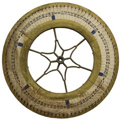 Antique Starburst Game Wheel