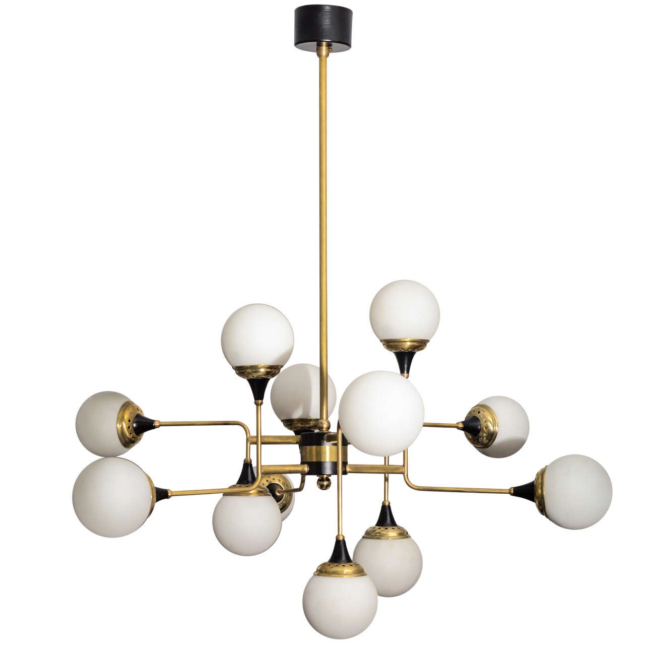 Starburst  Italian Chandelier For Sale