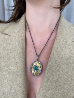 Arman Sarkisyan Emerald Starburst Locket