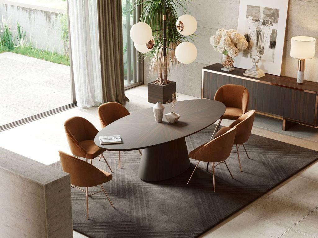 Portuguese Starburst Marquetry Style Dining Table In Custom Wood Veneer Options For Sale