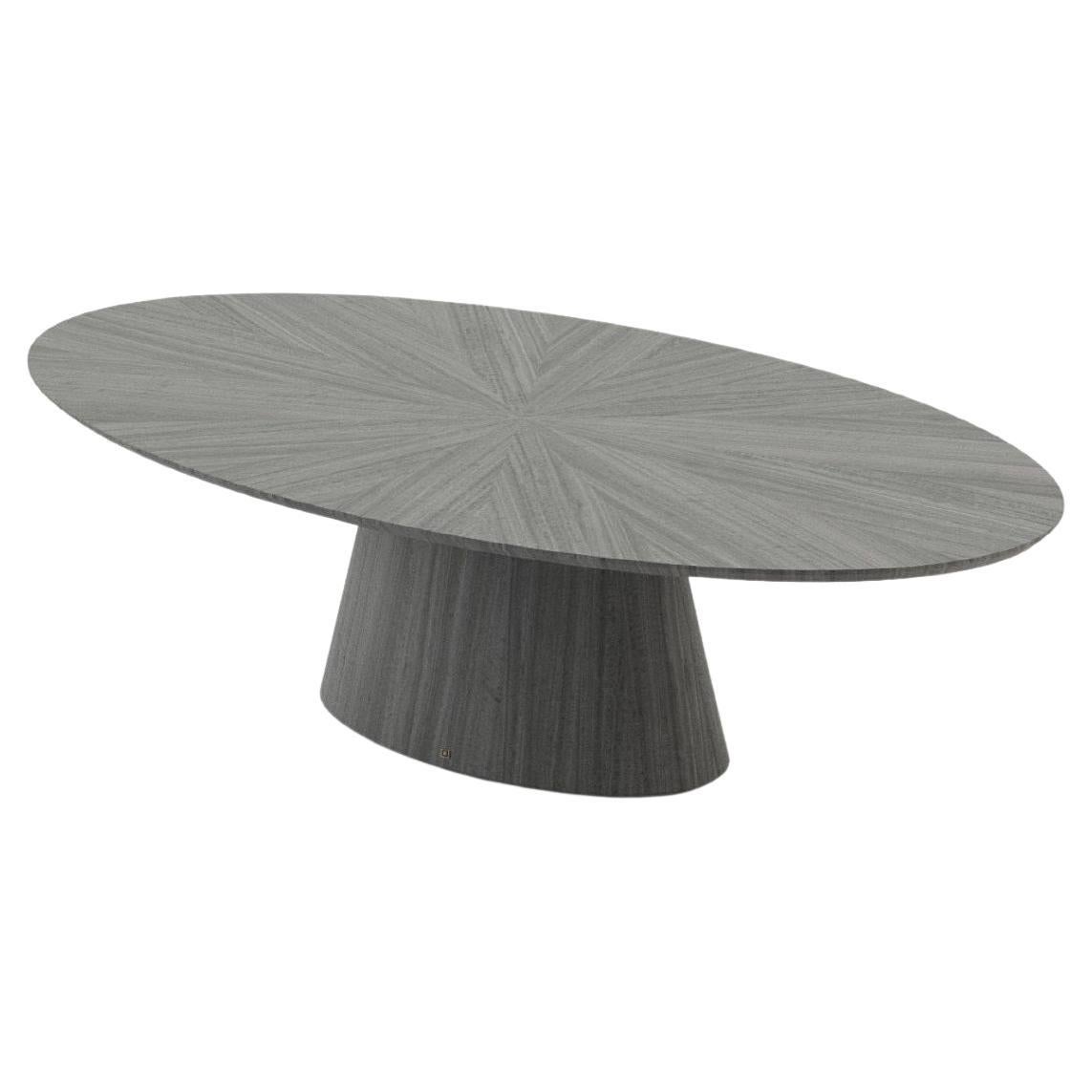 Starburst Marquetry Style Dining Table In Custom Wood Veneer Options For Sale