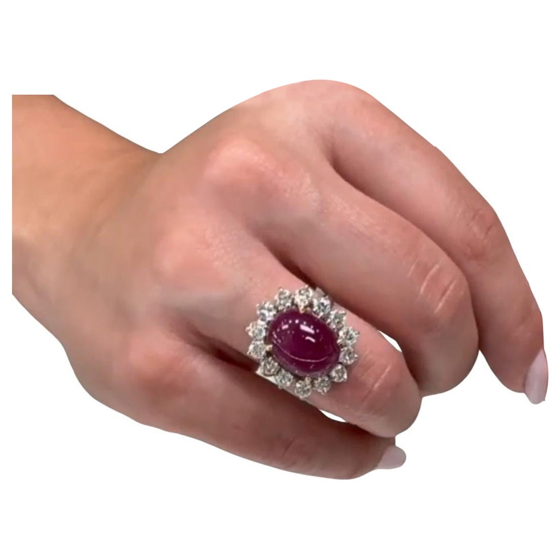 What does a ruby engagement ring mean?