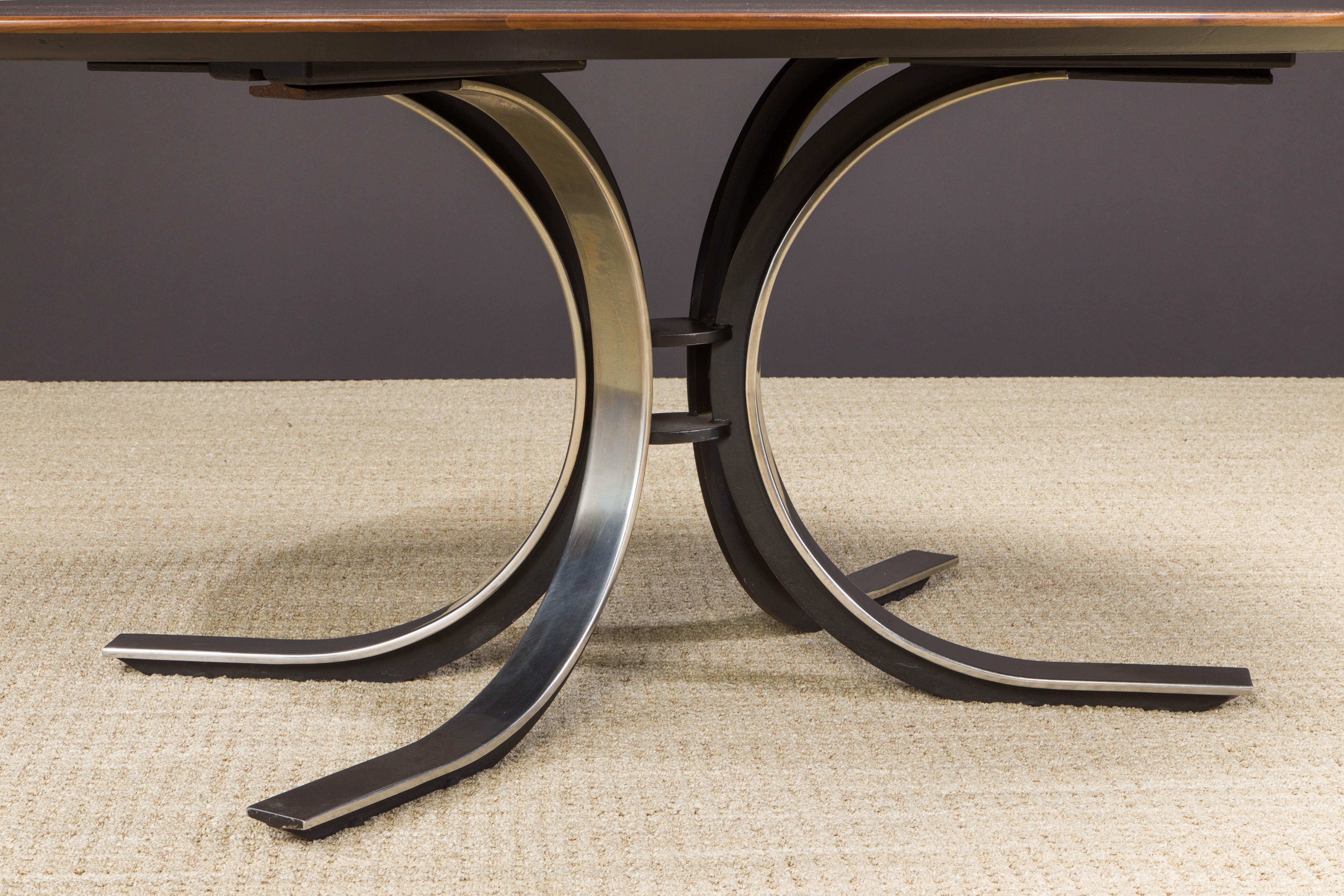 Starburst Oval Dining Table by Osvaldo Borsani for Stow Davis, 1970s, Refinished 3