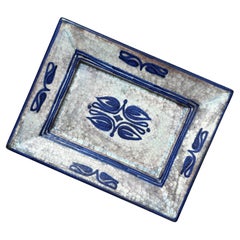 Starck Andersen Persia Crackle Glazed Rectangular Dish, 1960s