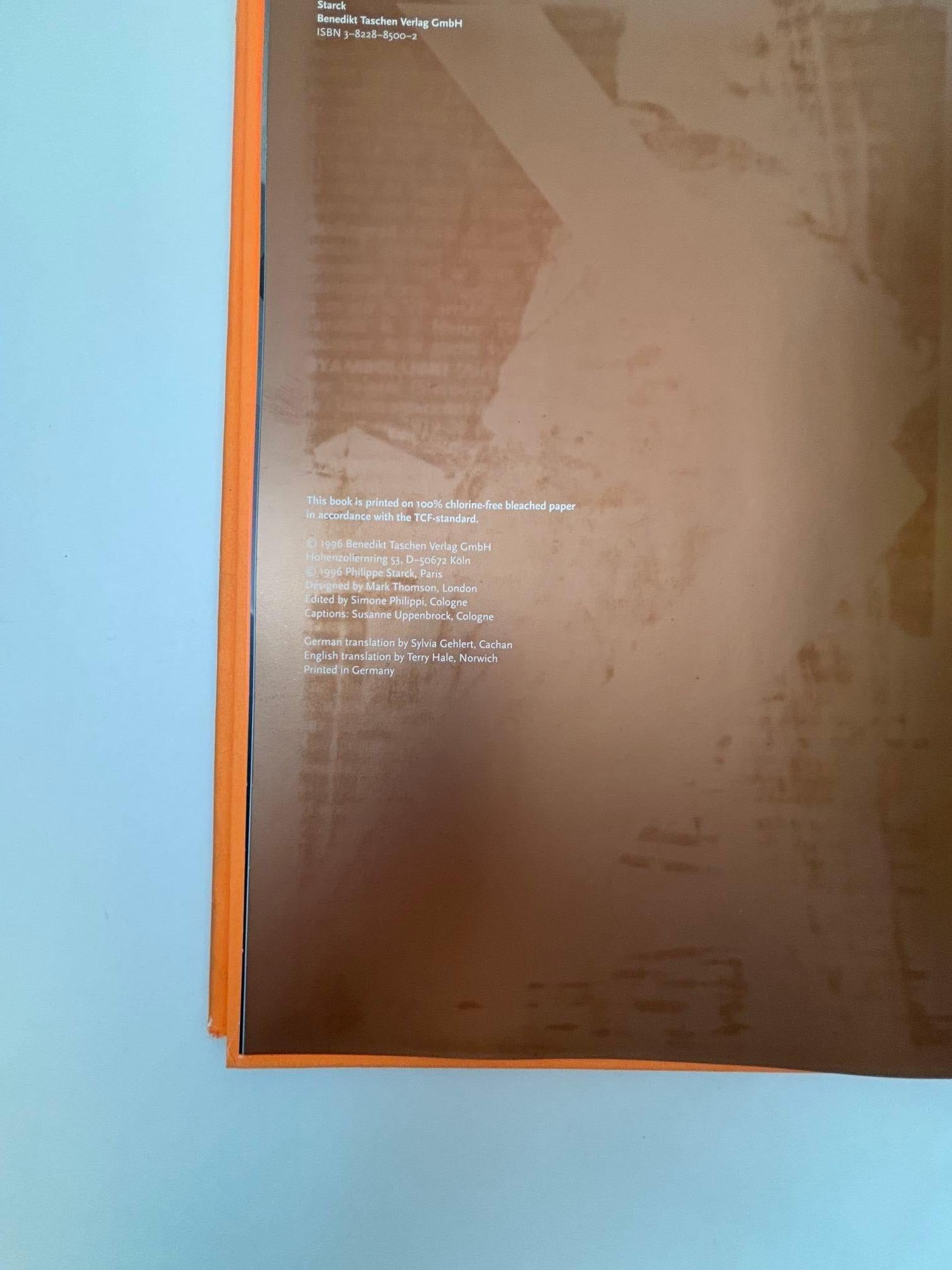 20th Century Starck by Philippe Starck Taschen Hardcover 1996 For Sale