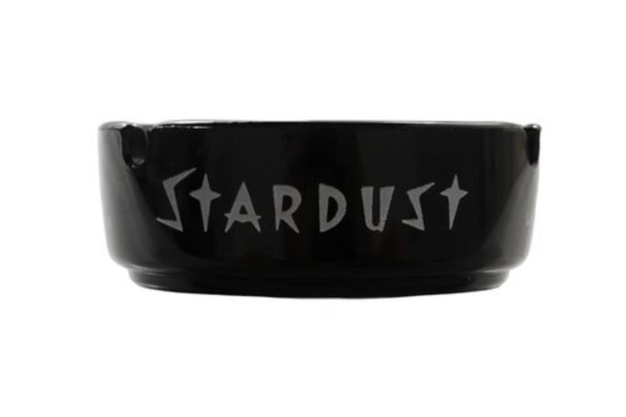Stardust Las Vegas Schwarzer Glas-Aschenbecher (amerikanisch) im Angebot